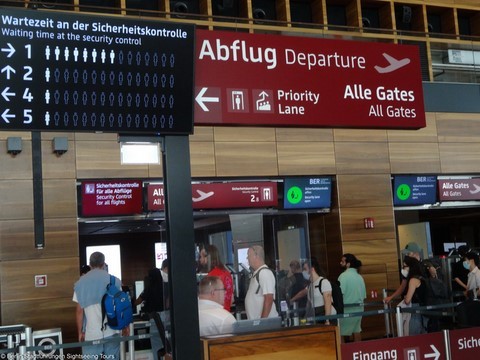 BER Abflug Departure Berlin Airport Flughafen Berlin Brandenburg