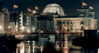 Reichstag am Abend Parliament Evening
