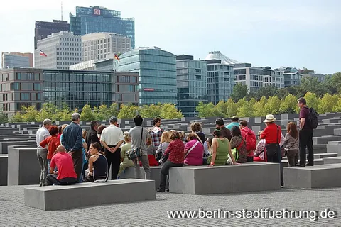 Walking tour Berlin at the Holocaust Memorial